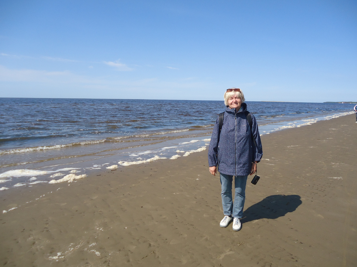 На Ягринском пляже в Северодвинске. Из архива автора.