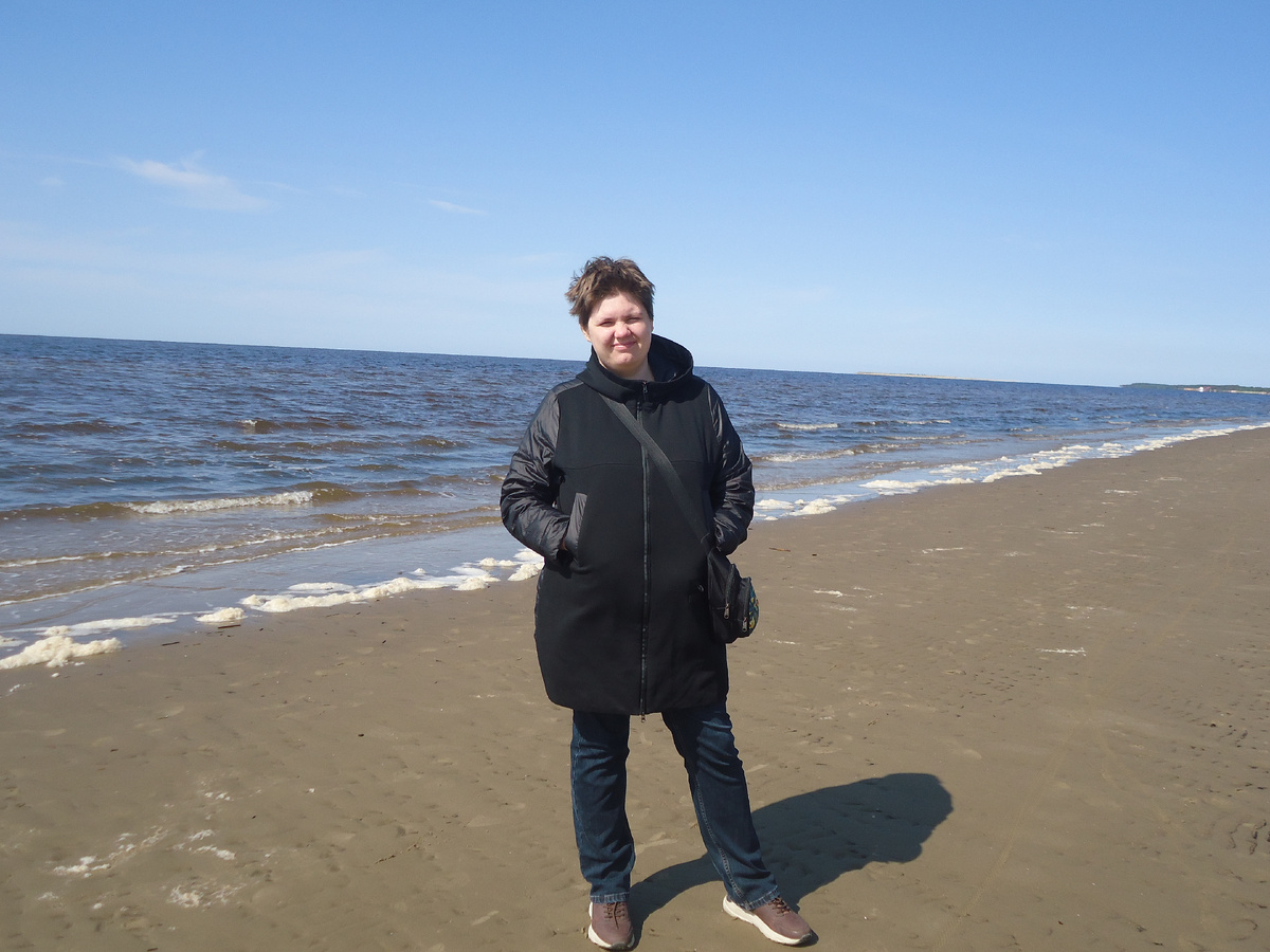 На Ягинском пляже в Северодвинске. из архива автора.