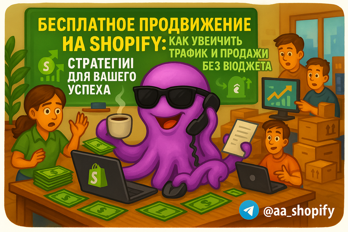    Бесплатное продвижение на Shopify: Как увеличить трафик и продажи без бюджета – стратегии для вашего успеха! aa_ecom