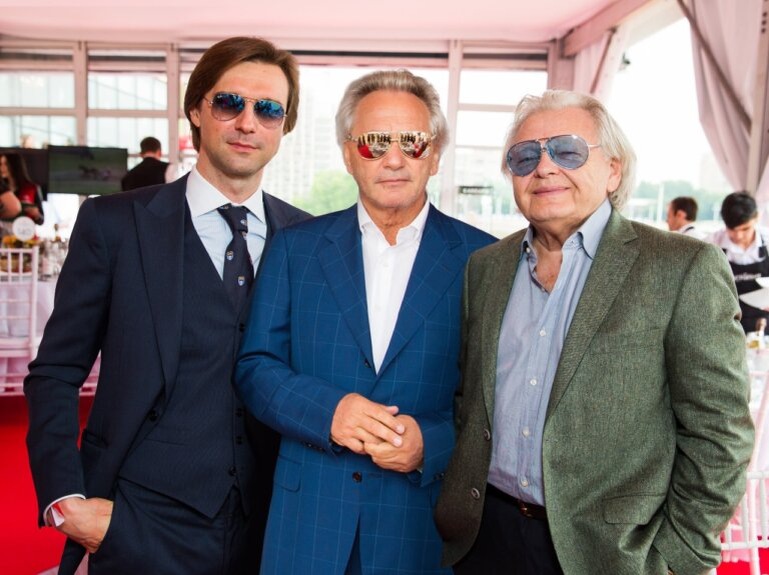    Фото: Русская медиагруппа / На фото: Сергей Бунин, Владимир Киселев и Юрий Антонов Андрей Краснов