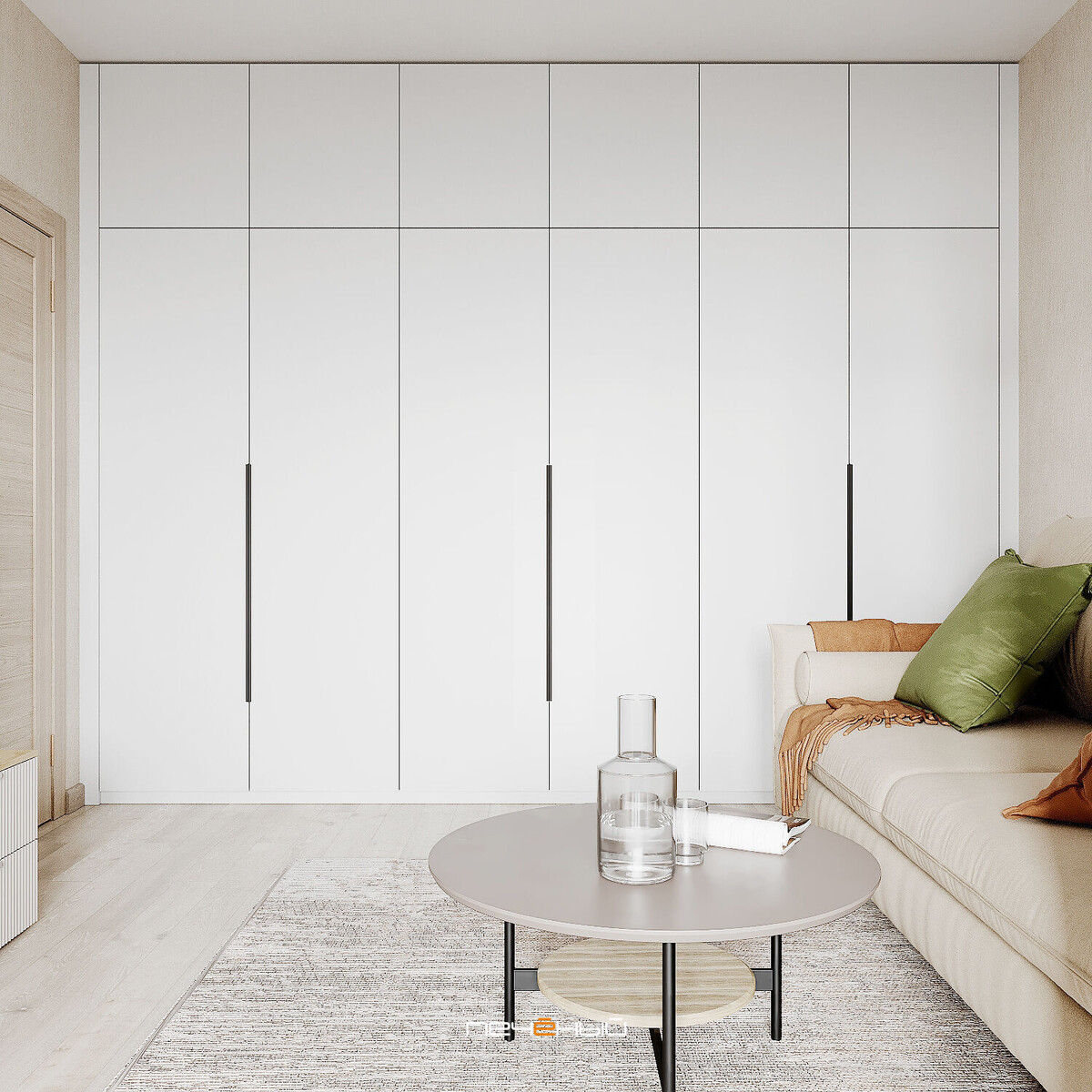 Дизайн гостиной-спальни