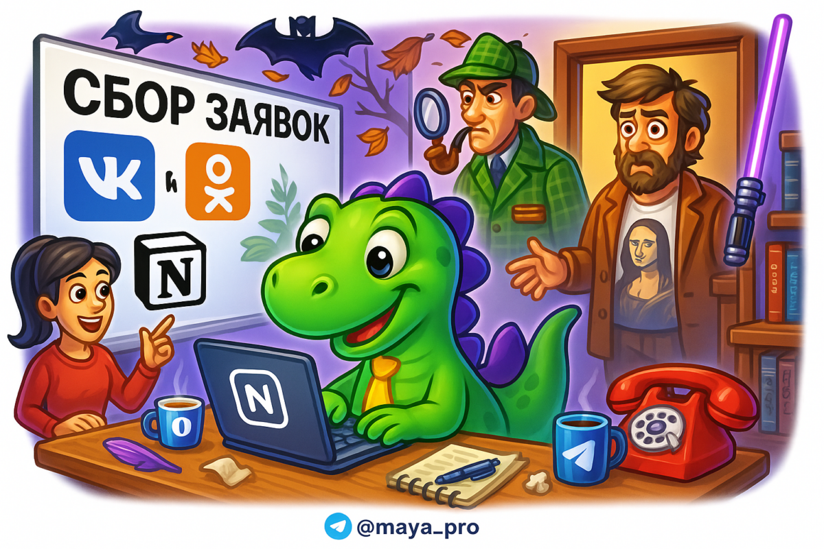    Пирожочки, как автоматизировать заявки из VK и ОК в Notion и стать цифровым самураем в бизнесе Артур Хорошев