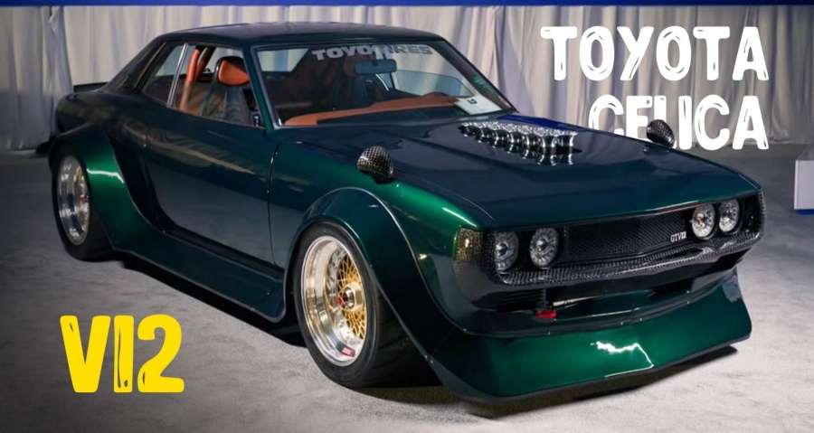 Посмотрите на безумную Toyota Celica с V12, автоматом и... сцеплением!