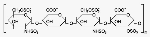 Структурная формула гепарина