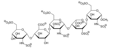 Структурная формула фондапаринукса