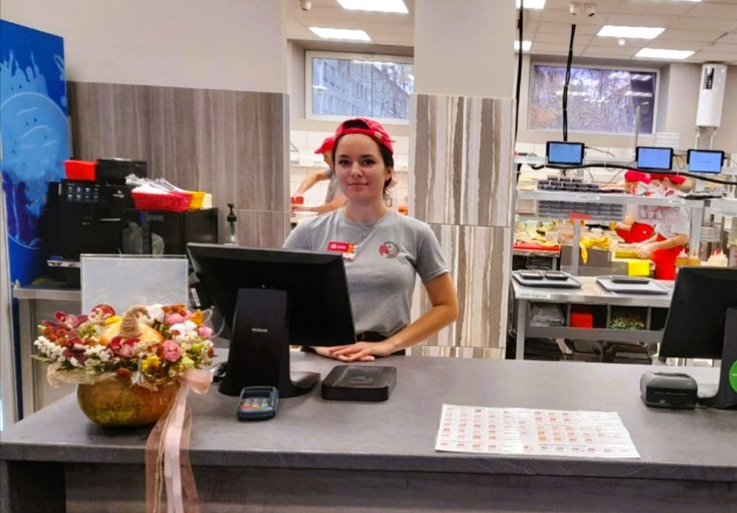 Касса кафе на Ленинградской, 47