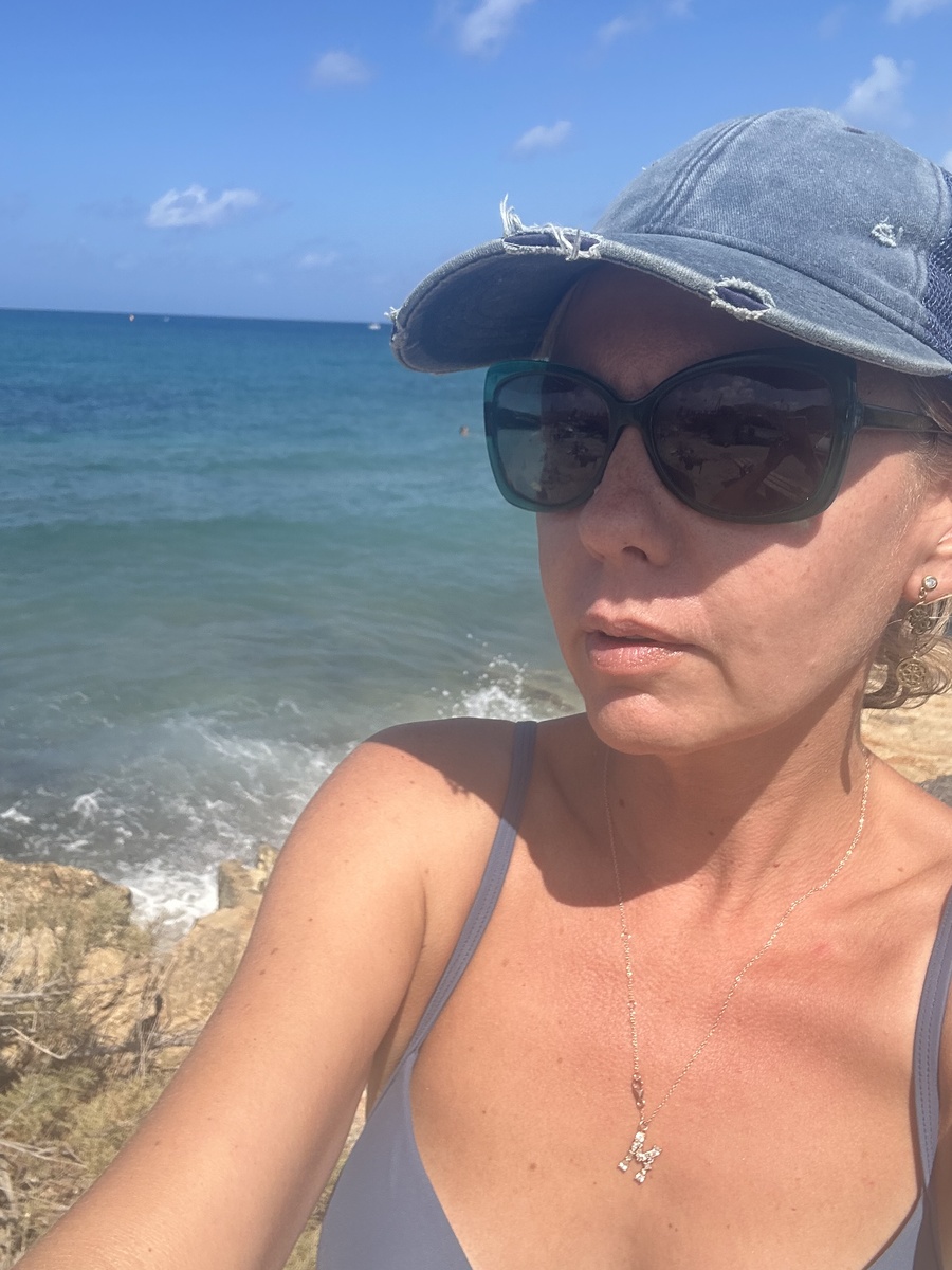 Фото автора в процессе выполнения собственных рекомендаций от стресса