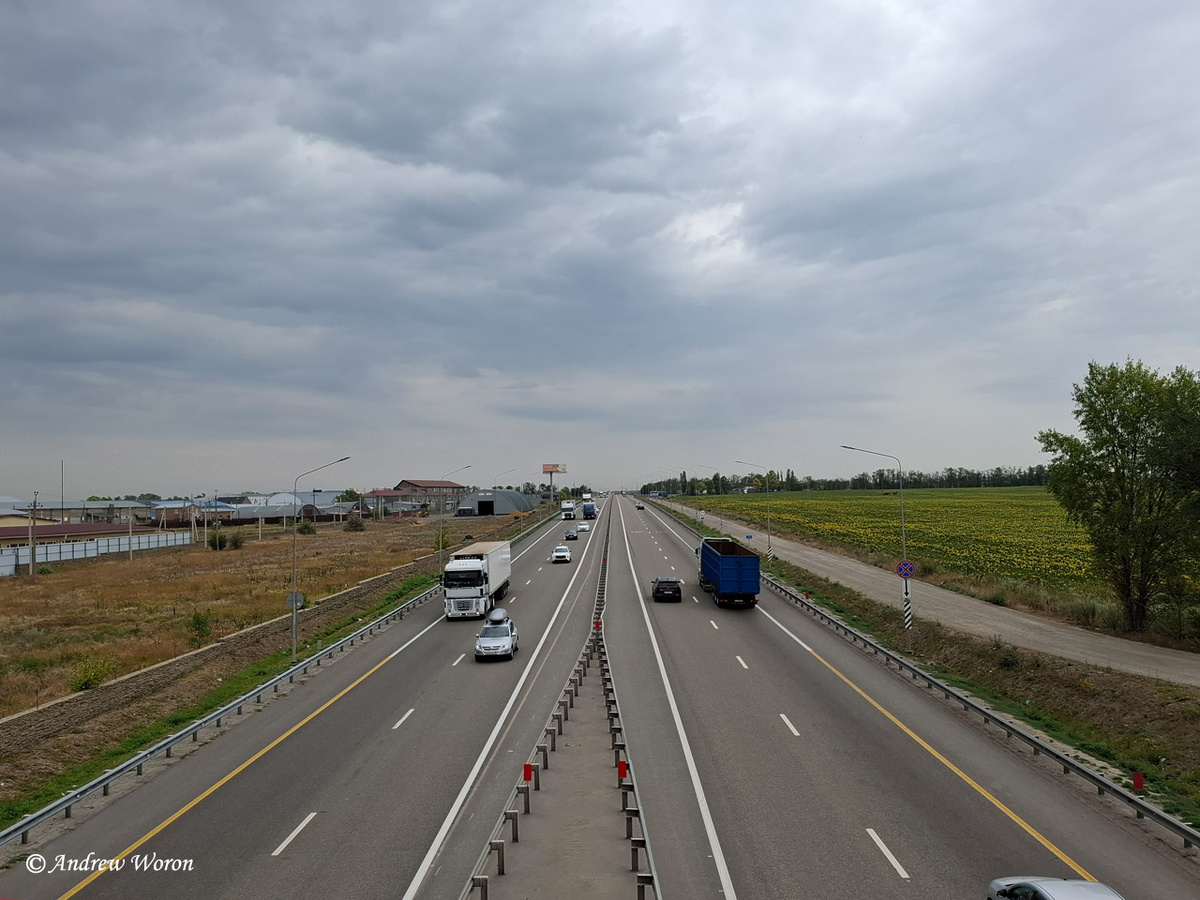 Трасса Ростов-Таганрог перед Чалтырем