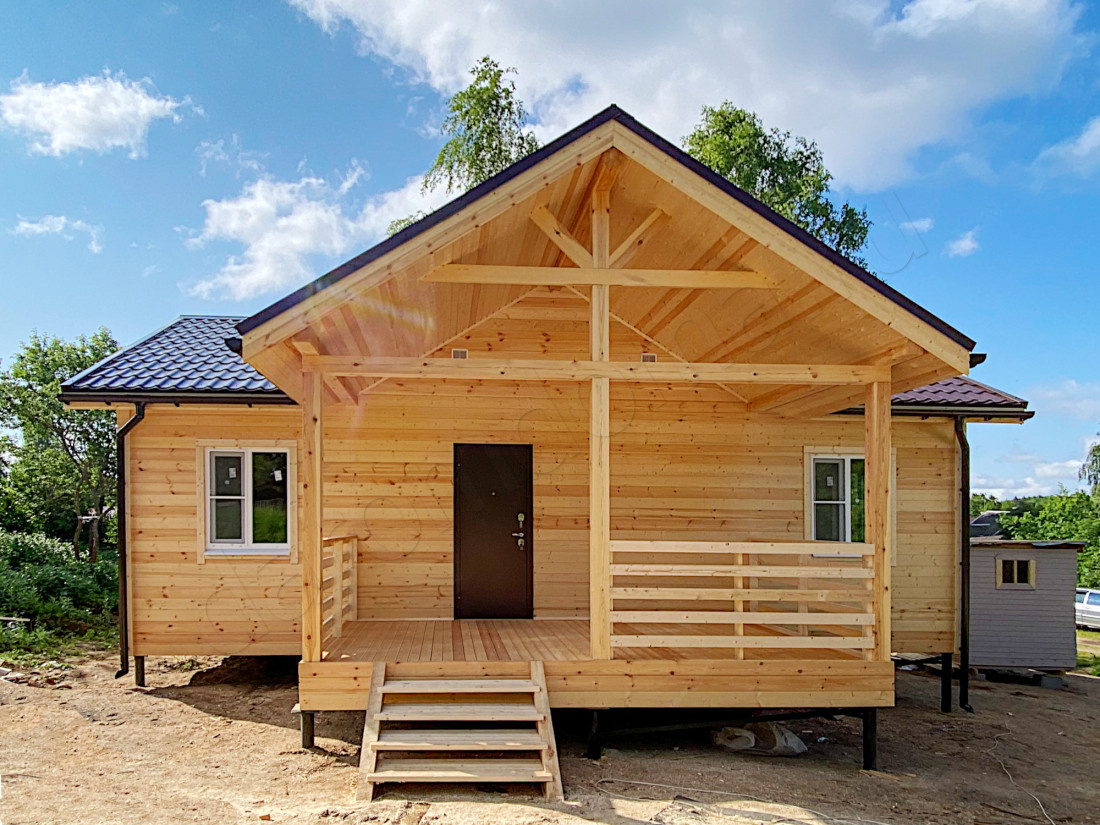 Каркасный дом в деревне Волошно