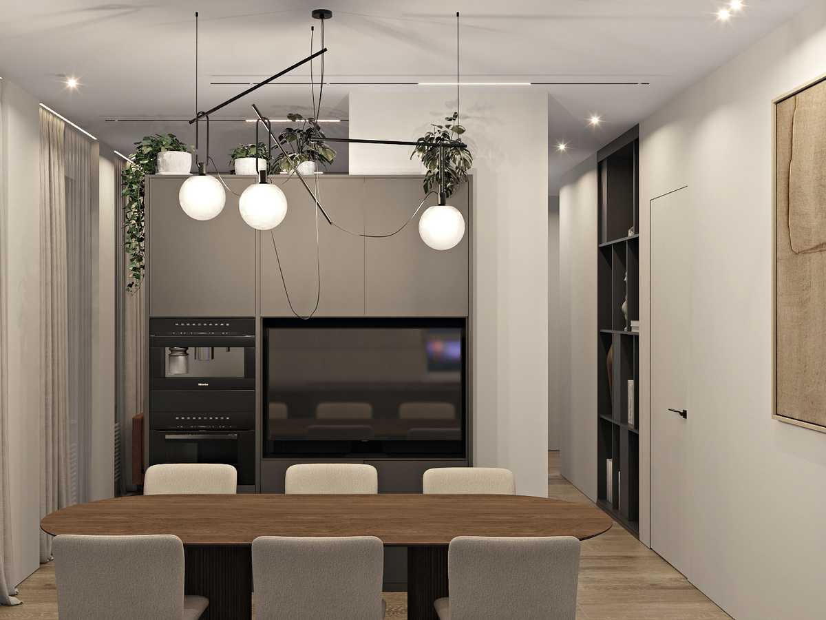 Проект квартиры в ЖК Прокшино  подробнее: https://theinterio.ru/