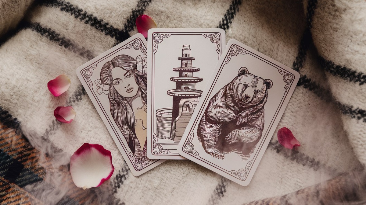 Женщина Башня Медведь 