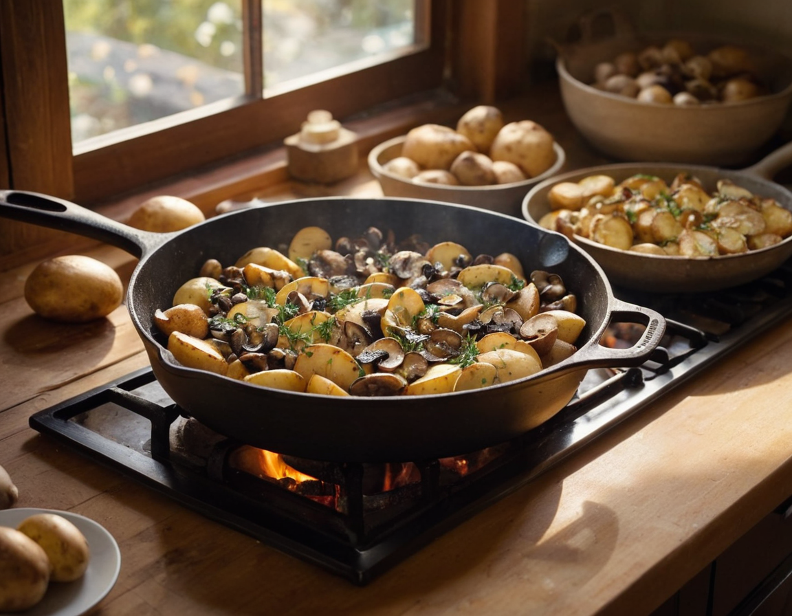 Правильно жарить картошку можно научиться только на практике