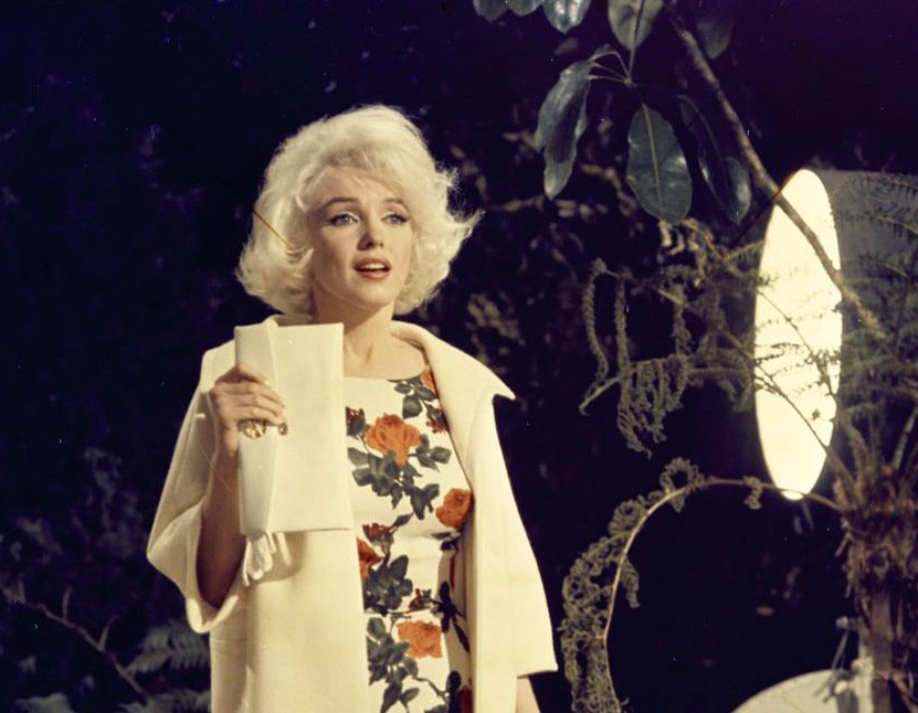 Мэрилин Монро на съемках фильма "Что-то должно случиться", 1962 год.