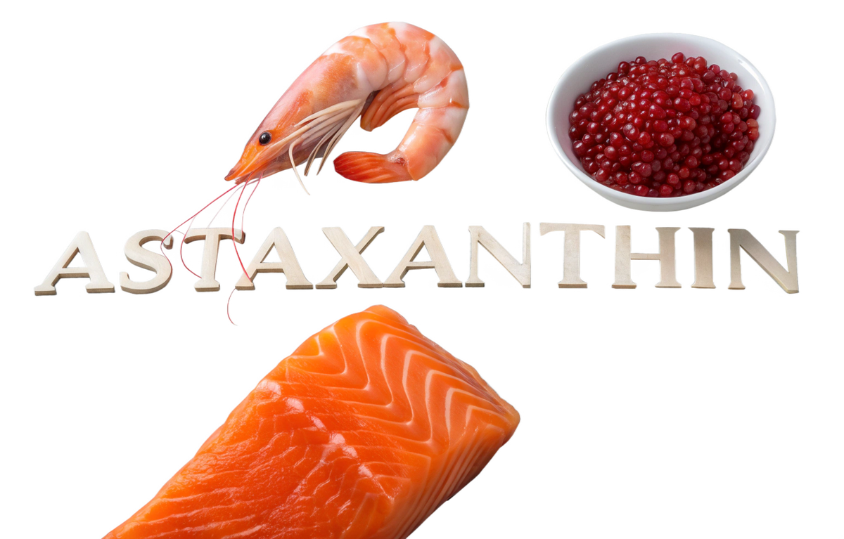 Астаксантин — это природный пигмент, который придаёт розовый или оранжевый оттенок морепродуктам