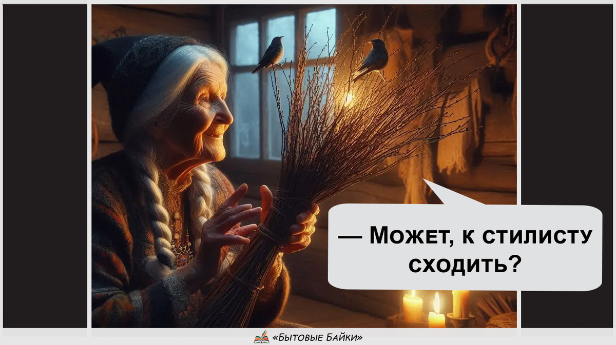 Болтливая метла Бабы Яги - Рассказ