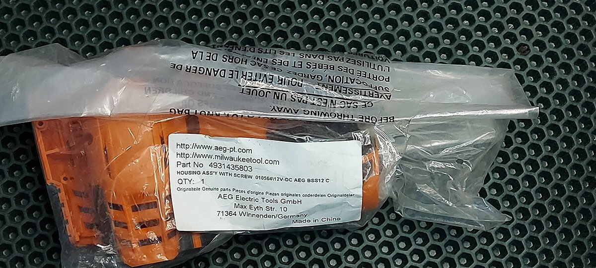 Корпус 4931435803 для AEG BSS12C