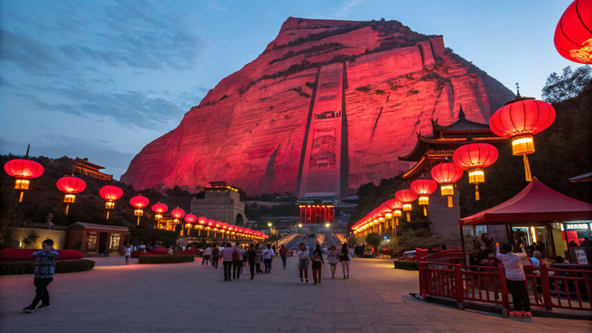 В Китае разрезали горы для возведения моста-рекордсмена