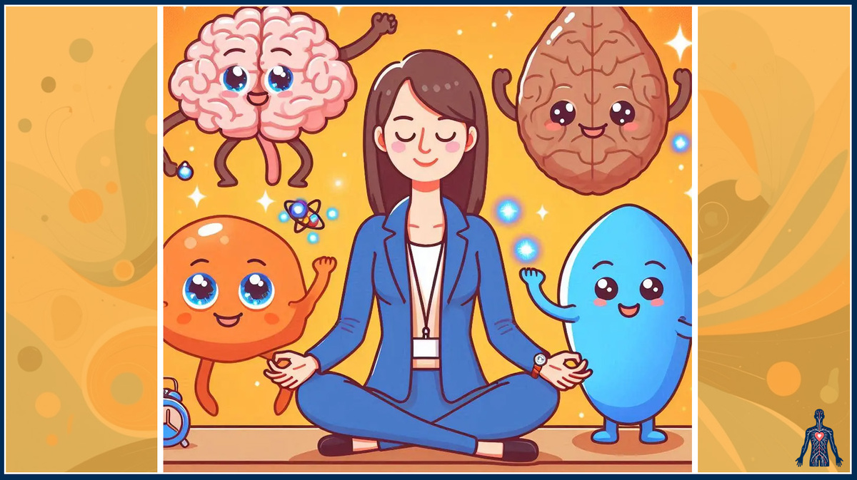 Женщина медитирует