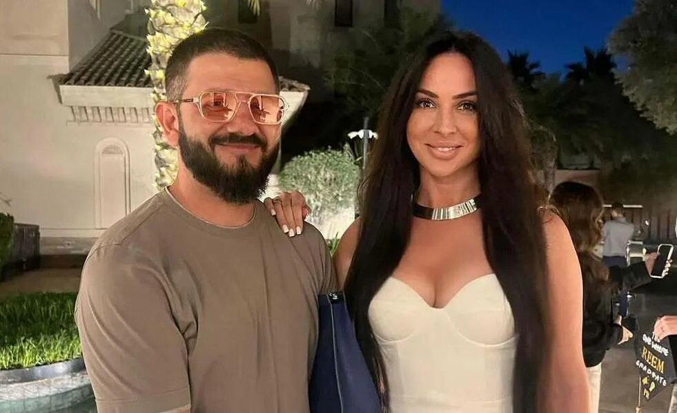 Михаил Галустян с женой