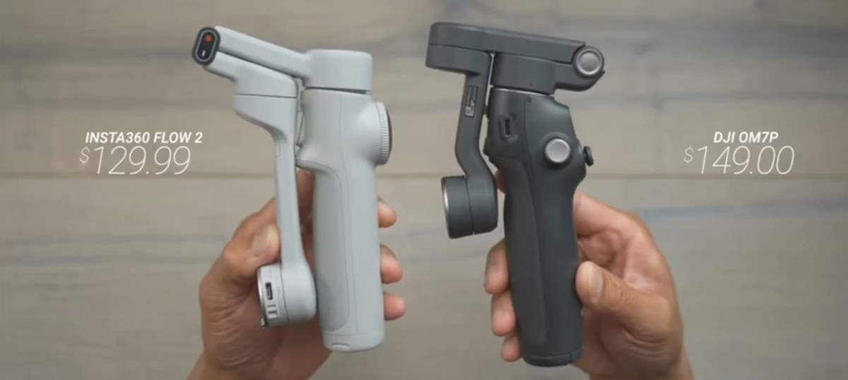  Insta 360 Flow 2 и DJI OM 7P очень похожи и близки по цене