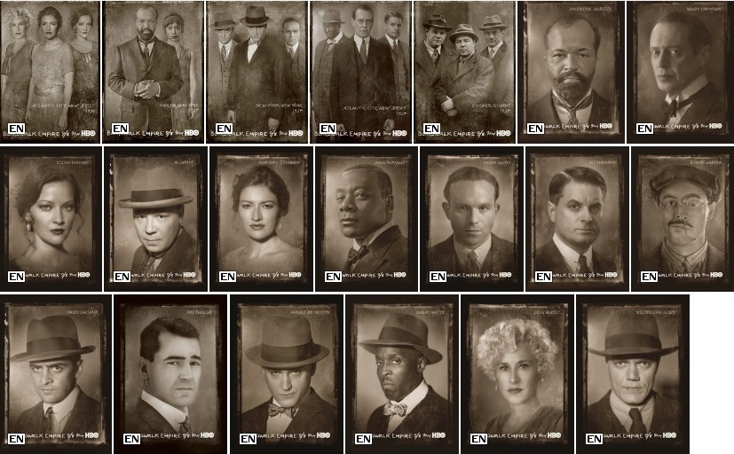 Персонажи сериала в ретро стилистике