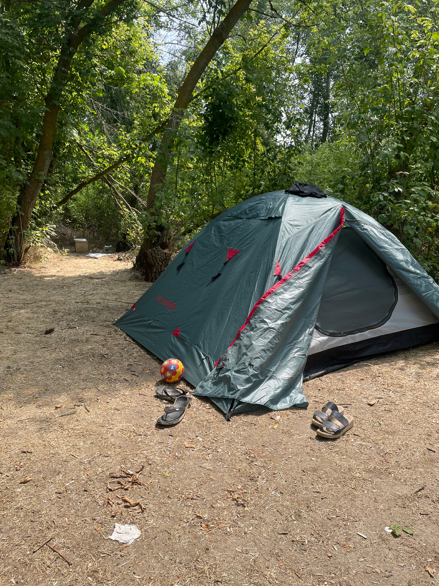 наша палатка