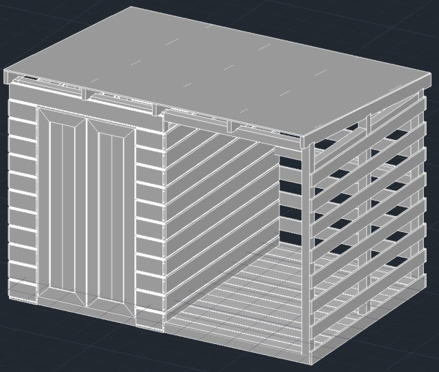 Так выглядела 3d модель в работе