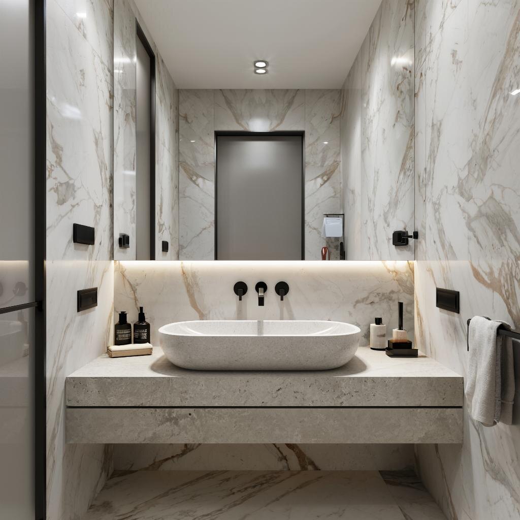 столешница из кварцевого агломерата