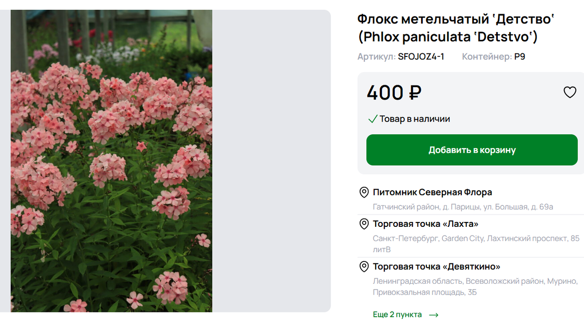 А название-то какое! https://sflora.ru/