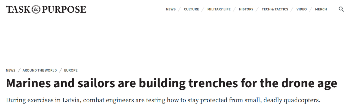 Морские пехотинцы и моряки строят окопы для эпохи беспилотников
Во время учений в Латвии военные инженеры проверяют, как защититься от небольших смертоносных квадрокоптеров