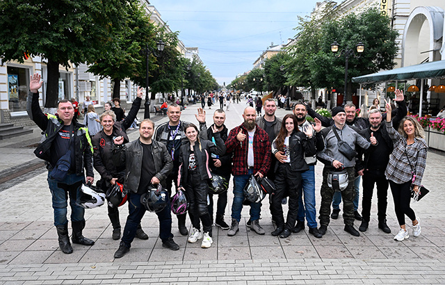 Московские байкеры пронеслись по святым местам Тверской области