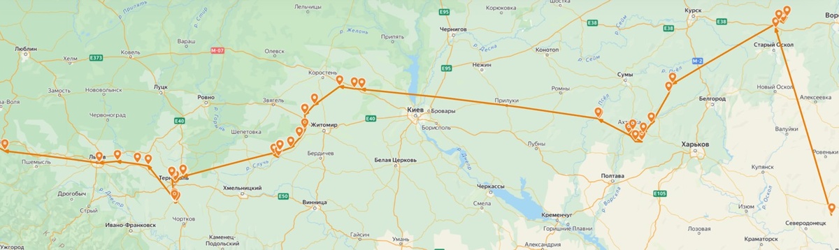 Боевой путь 4-го гвардейского Кантемировского танкового корпуса.