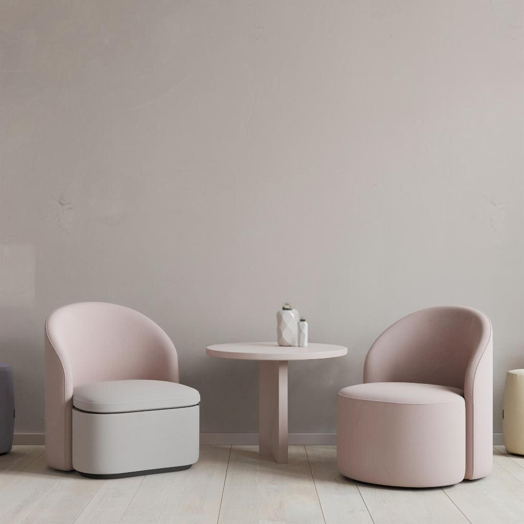 журнальный стол из микроцемента