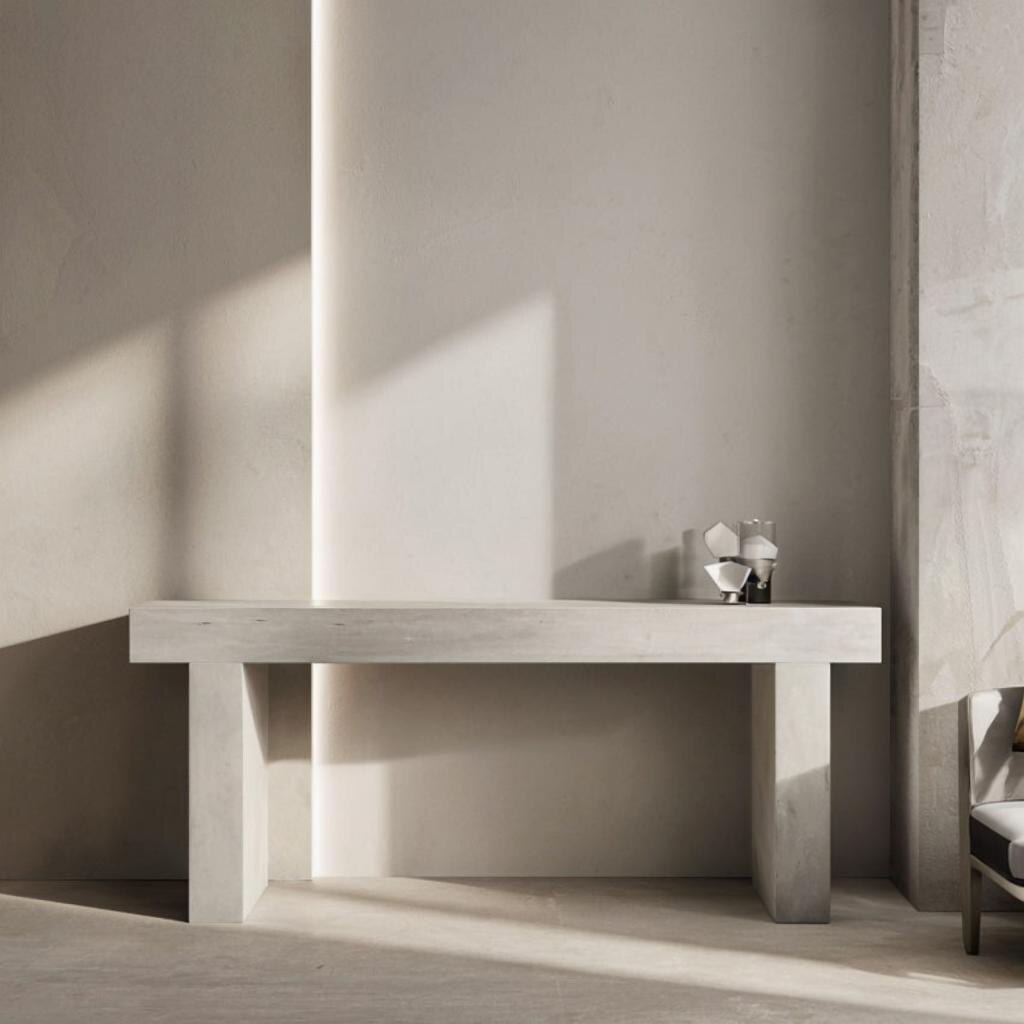 консоль из микроцемента