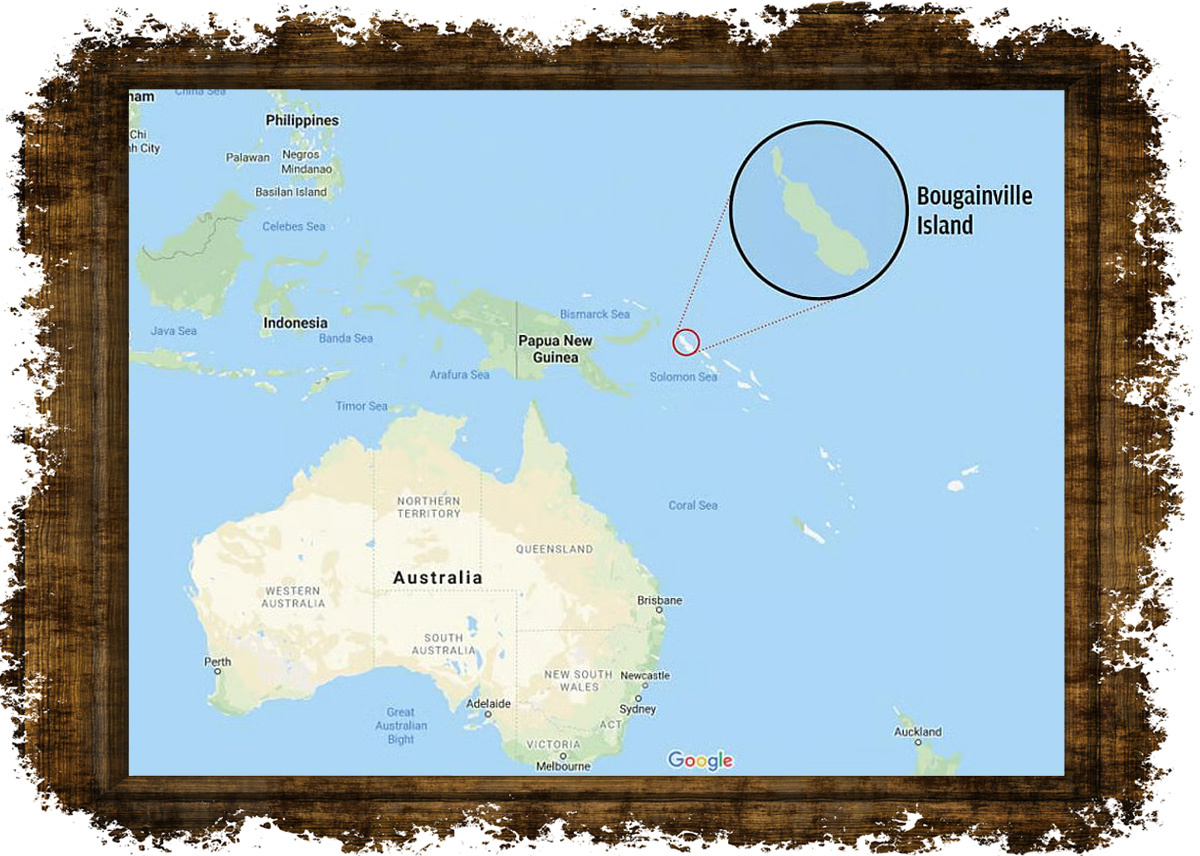 Где находится Бугенвиль. Фото в свободном доступе. 