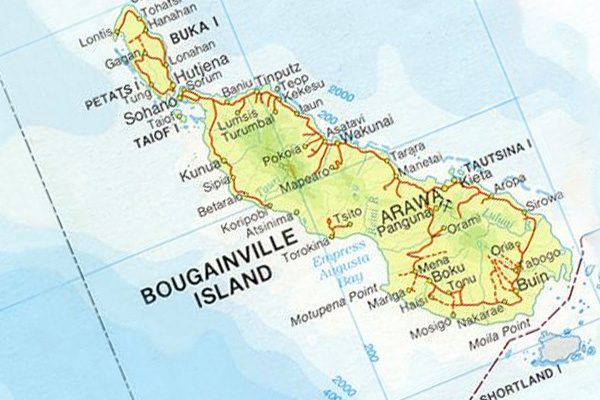 Остров Бугенвиль. Фото в свободном доступе. 