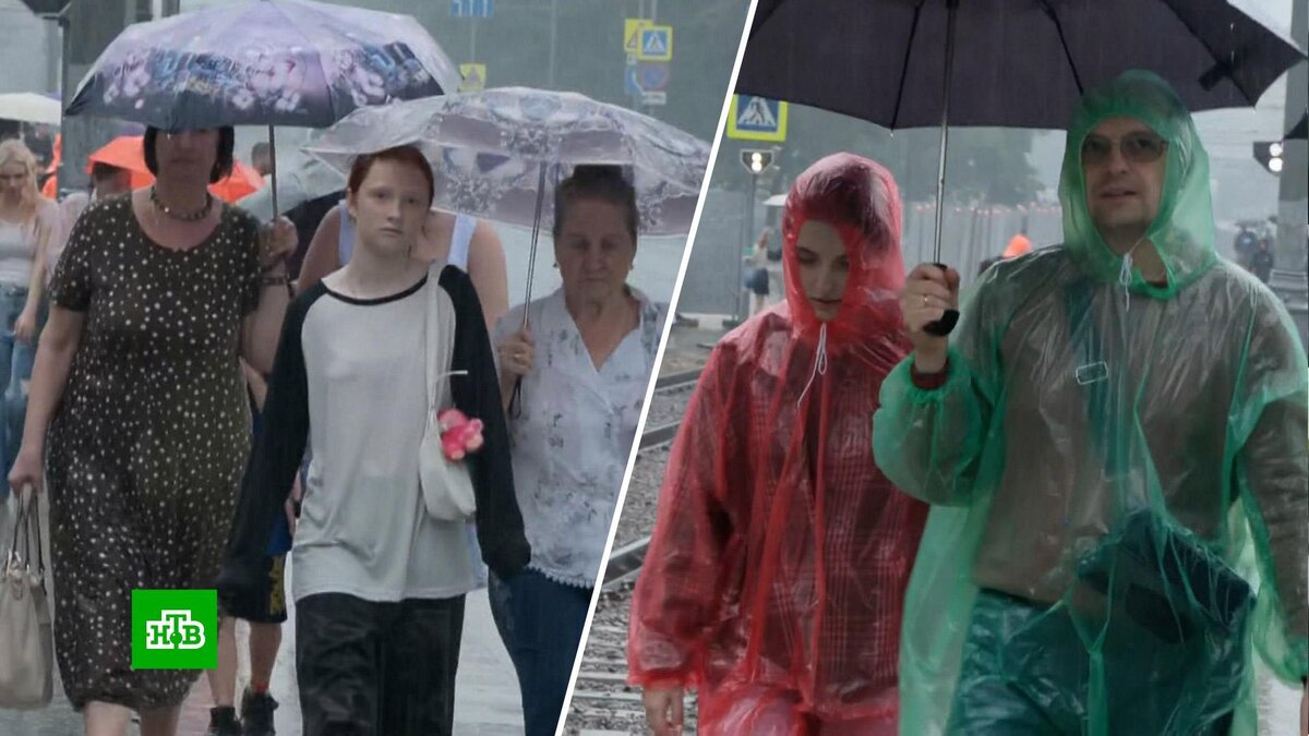    Продолжение аномального июля: Москву заливают дожди