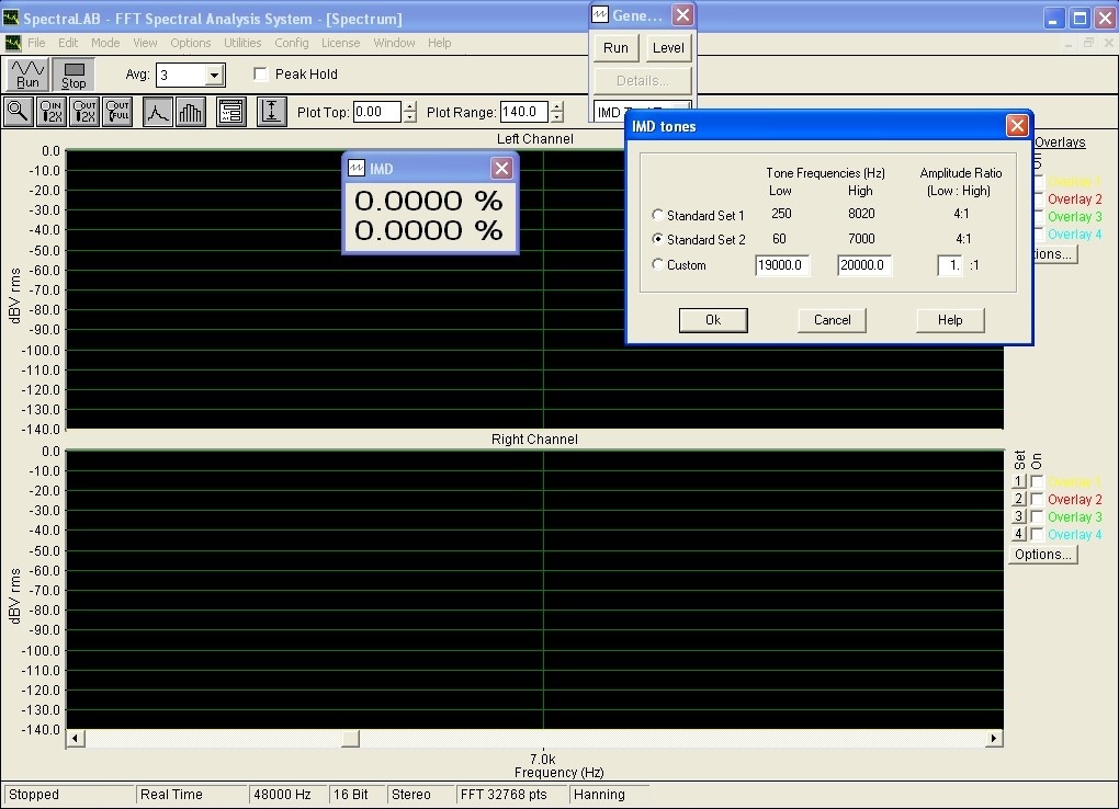 Рис.2. Настройки генератора.