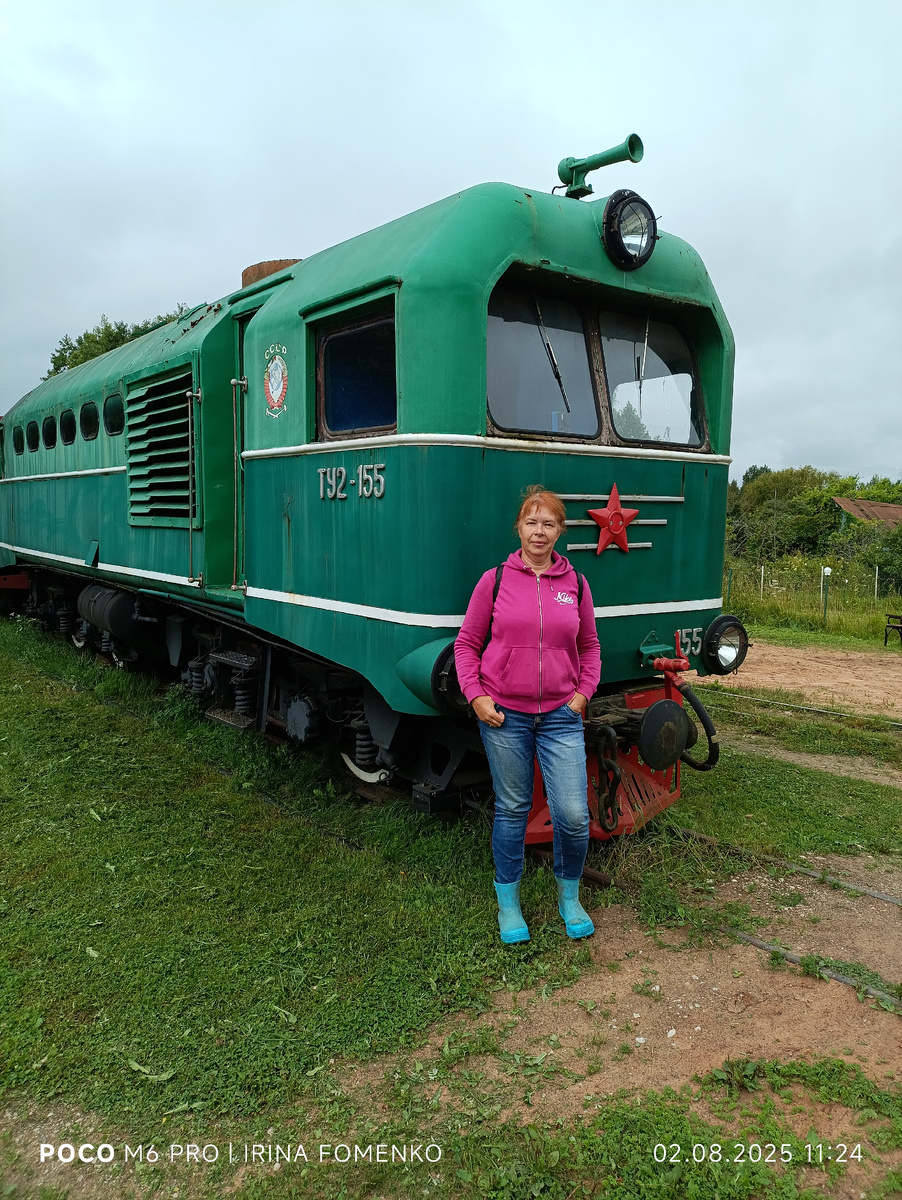 Музей узкоколейной железной дороги (УЖД) в посёлке Тëсово-Нетыльский. Фото автора