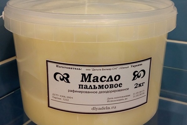 Пример пальмового масла