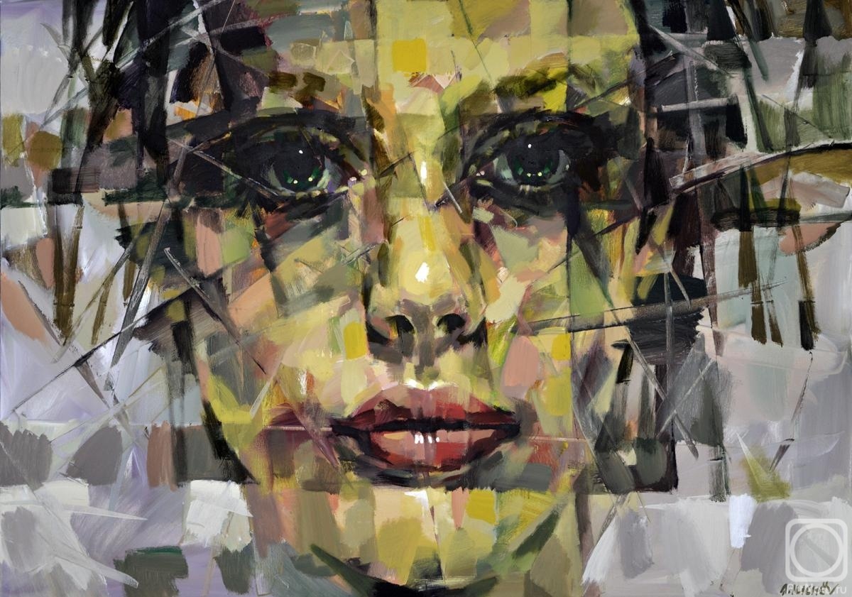 © Александр Ильичев. Портрет. Холст, акрил. 100 x 140см. 2018 г.