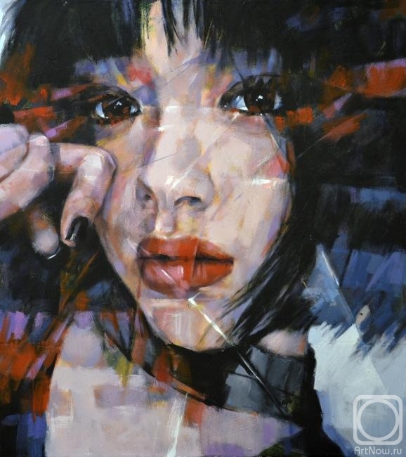 © Александр Ильичев. Селфи. Холст, акрил. 100 x 90см. 2017 г.