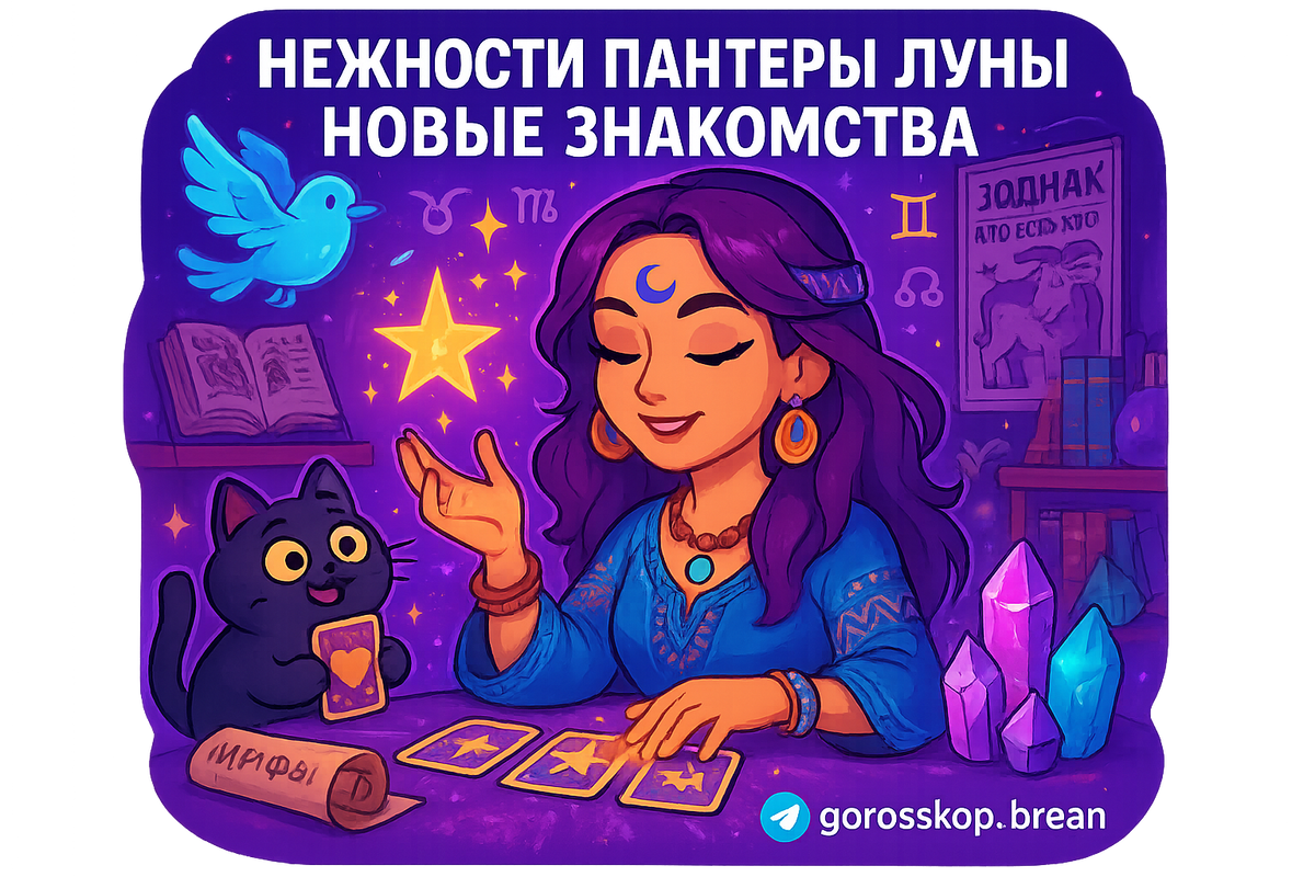    Пантера и Луна как символы силы и интуиции в эзотерических практиках и искусстве Мария