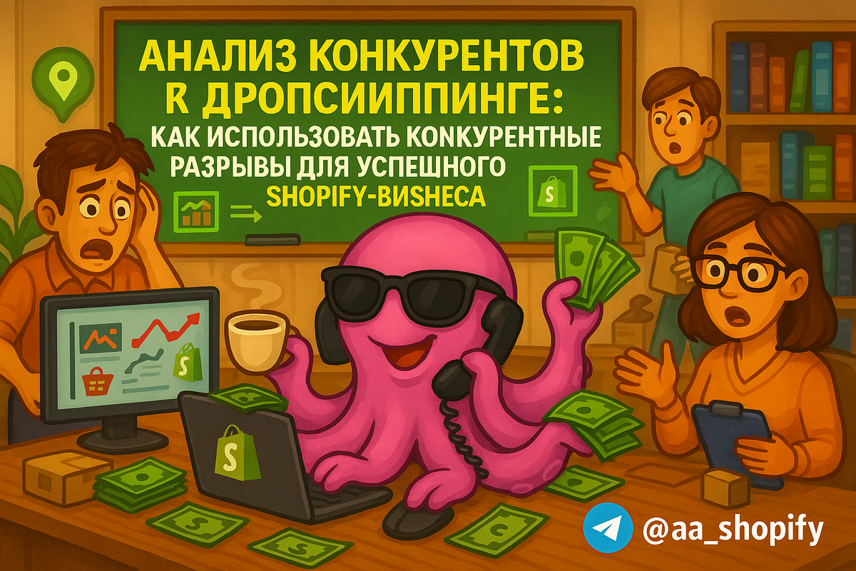    Анализ конкурентов в дропшиппинге: как использовать конкурентные разрывы для успешного Shopify-бизнеса aa_ecom
