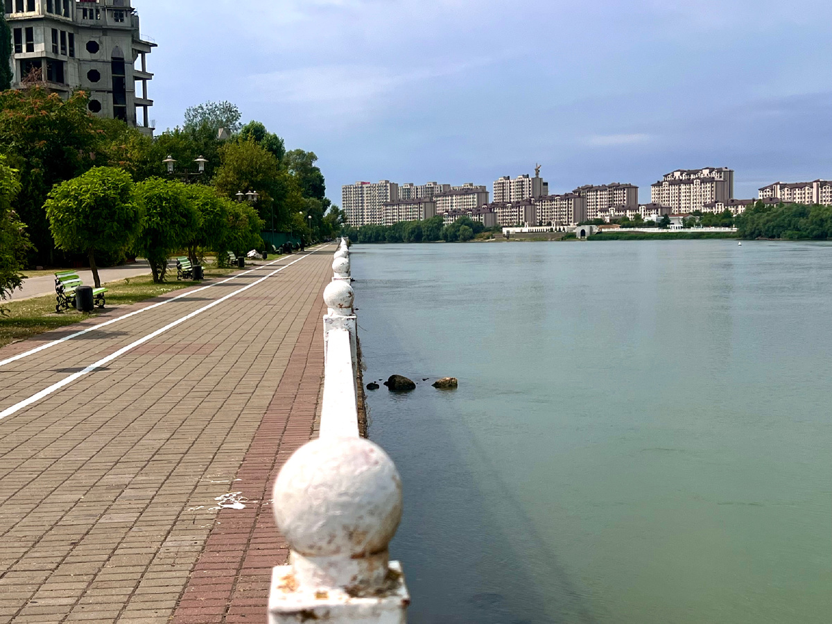 Река Кубань. Краснодар. 