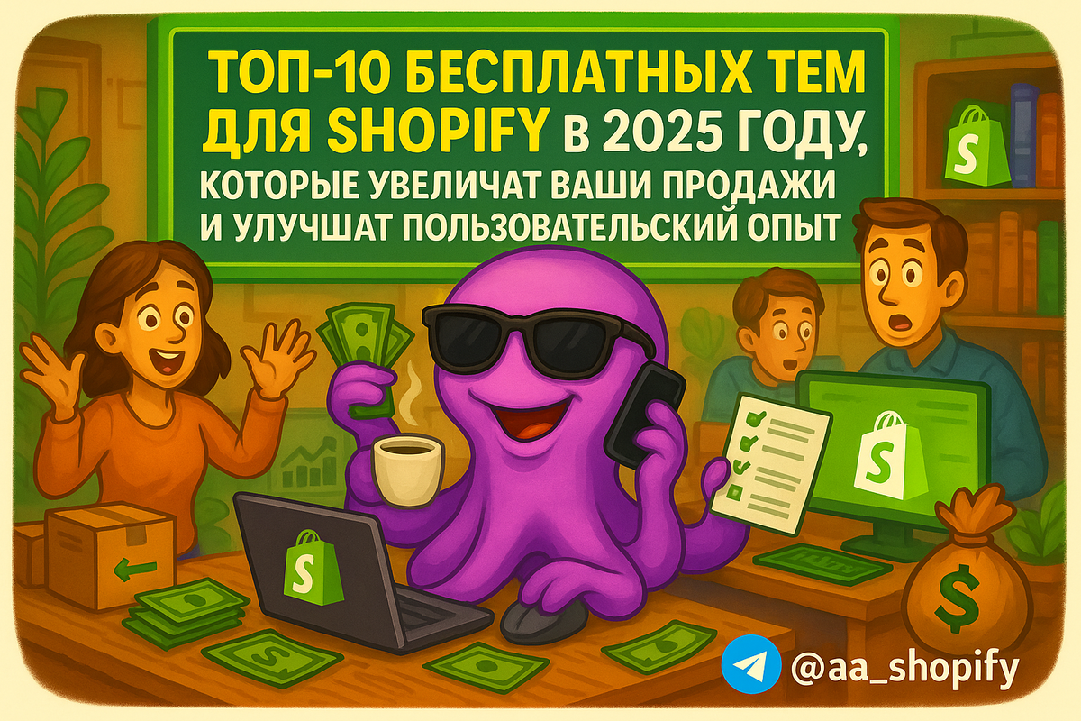    Топ-10 бесплатных тем для Shopify в 2025 году, которые увеличат ваши продажи и улучшат пользовательский опыт aa_ecom