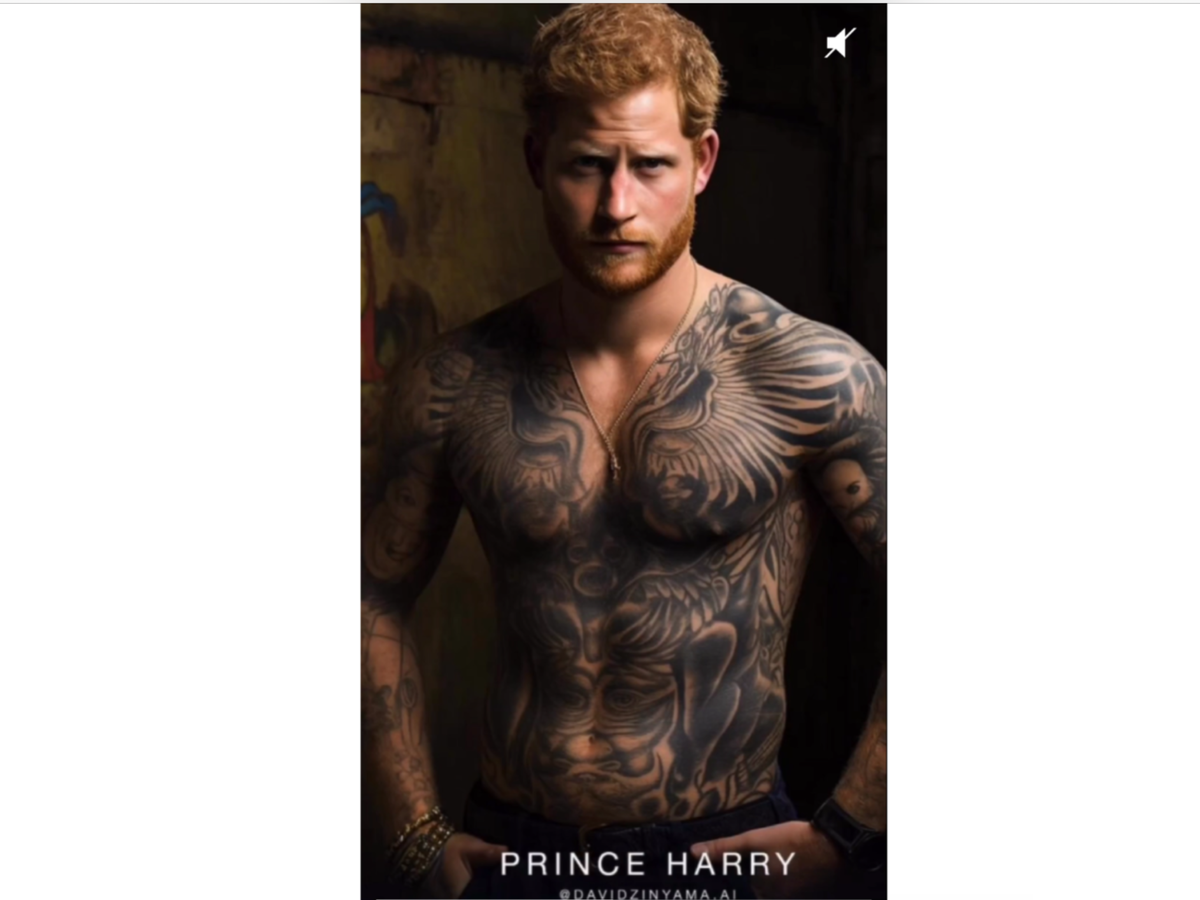 Фото с сайта: novochag.ru  Принц Гарри в период запоев и наркотиков, фантазия ИИ