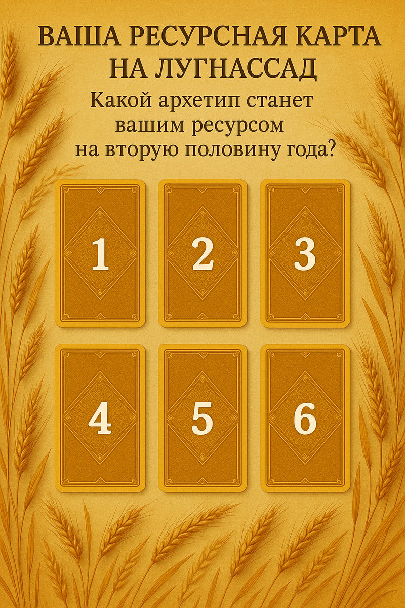 ✨ ВАША РЕСУРСНАЯ КАРТА НА ЛУГНАССАД ✨ 