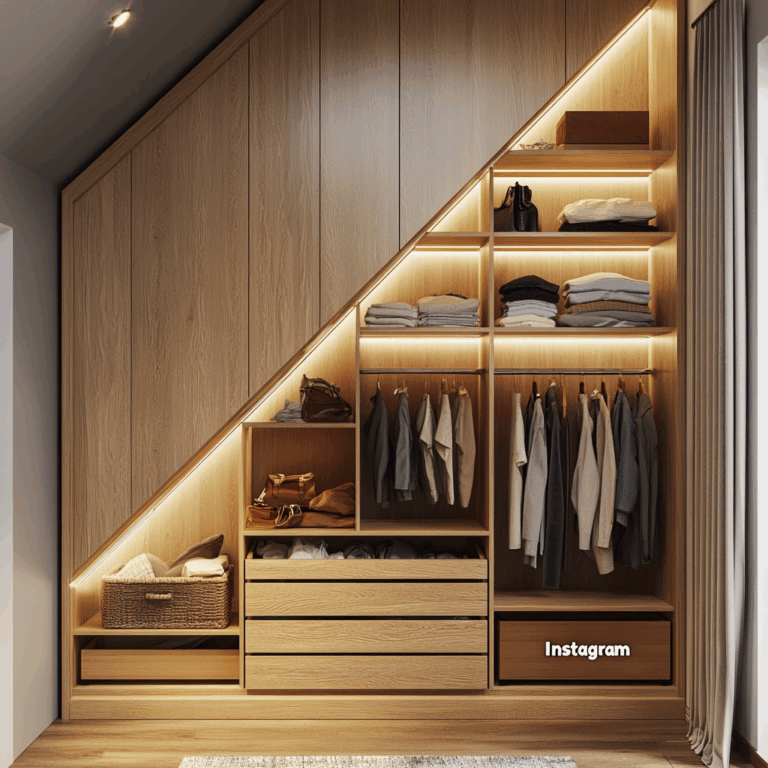    Гардеробная под лестницей: как навести порядок и уют дома svkuhni77