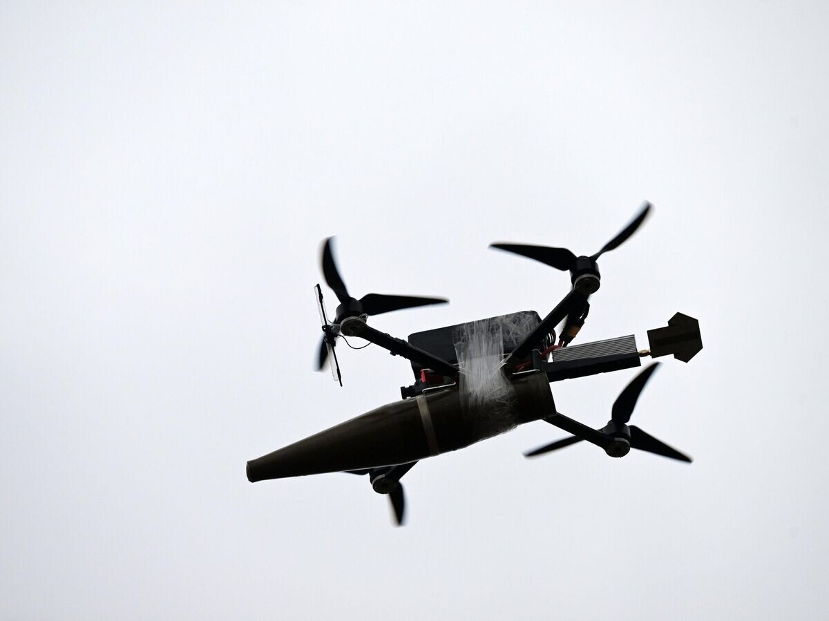    Ударный FPV-дрон© РИА Новости / Евгений Биятов